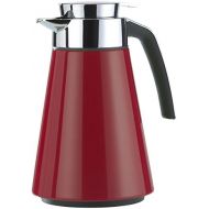 Emsa 514592 Isolierkanne, Edelstahl, 1 Liter, Aroma Diamond, Quick Tip Verschluss, Decor: Coffee, Cone