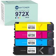 MYTONER Remanufactured Ink Cartridge Replacement for HP 972X 972A High Yield Ink for PageWide Pro 477dn 477dw 577dw 577z 552dw 452dn 452dw Printer (Black Cyan Maganta Yellow,4-Pack