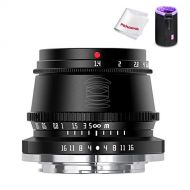 PERGEAR TTArtisan 35mm F1.4 Manual Focus APS-C Format Fixed Lens for Fuji Fujifilm X-Mount Cameras X-A1 X-A10 X-A2 X-A3 X-A5 X-H1 X-T1 X-T10 X-T2 X-T20 X-T100 X-PRO1 X-PRO2 ect. (Black)