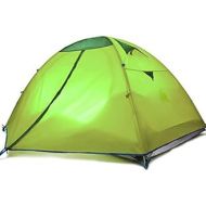 MZXUN Camping Tent, 1-2 Person Backpacking Tent Includes; Quick and Easy Setup; Double Layer Tent with for Camping/Hiking/Travel/ (Color : Green)