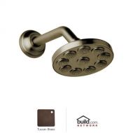 Rohl 1065/8TCB 1065/8 Raincan Shower Head with 10 Sprays, Tuscan Brass