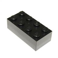 LEGO Parts and Pieces: Black 2x4 Brick x50
