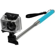 MaximalPower BLUE 42 Extendable Handheld Monopod Selfie Stick Pole with Mount Adapter For GoPro HERO 3, 3+, 4