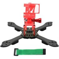 QWinOut Three1 210mm FPV Racing Drone Quadcopter Frame Kit with TPU Camera Mount Angle Adjustable for GOPRO 5/6/7 Action Camera (red)