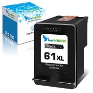 InkWorld Remanufactured Ink Cartridge Replacement for HP 61XL 61 (1 Black) for Envy 4500 4501 4502 4504 5530 DeskJet 2512 2541 1512 2542 2540 2544 3000 3052a 1055 3051a 2548 Office