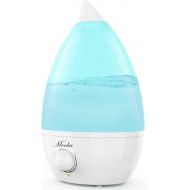 Mooka Humidifiers 2-in-1 Cool Mist Humidifier Diffuser for Baby Home Bedroom Office, 2L Essential Oil Diffuser with Adjustable Mist Output, Waterless Auto-Off, Whisper-Quiet, Up to