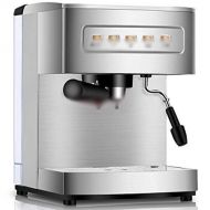 Eummit coffee maker Espresso machine Home Commercial coffee machine Drip coffee machine Fully automatic coffee machine Filter coffee machine 275mm×280mm×315mm Metal color (Color :