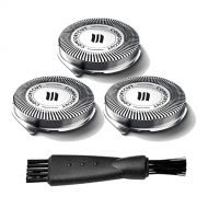 Philips Norelco SH30 Replacement Heads with Shaver Aid Brush
