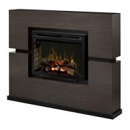 DIMPLEX Linwood Mantel in Rift Gray with Logset