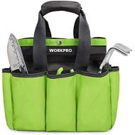 WORKPRO Garden Tool Bag, Garden Tote Storage Bag with 8 Pockets, Home Organizer for Indoor and Outdoor Gardening, Garden Tool Kit Holder (Tools NOT Included), 12 x 12 x 6