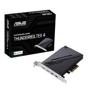 아수스 썬더볼트4 ASUS Thunderbolt 4 JHL 8540 컨트롤러가 장착된 ASUS ThunderboltEX 4, USB Type-C 포트 2개, 양방향 대역폭 최대 40Gb/s, DisplayPort 1.4 지원, 최대 100W 빠른 충전.