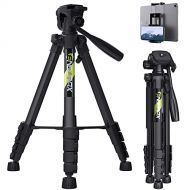 Endurax 66 Video Camera Tripod Stand Compatible with Nikon Canon, DSLR Cameras