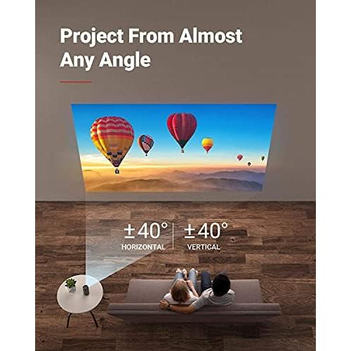 [아마존베스트]Anker Nebula Capsule Max Mini Pint Size Projector with Wi-Fi and 200 ANSI Lumens 8W Speaker, 100 Inch Picture Format, 4 Hours Playtime, Ideal for Outdoor Use