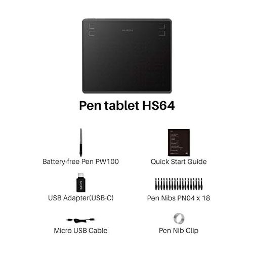  [아마존베스트]HUION H610Pro V2 Graphics Tablet, Battery-free Pen, Tilt Function and 8192 Levels Pen Pressure Sensitivity, with 8 Push Buttons Graphic Tablet with Display Graphics Tablet for PC