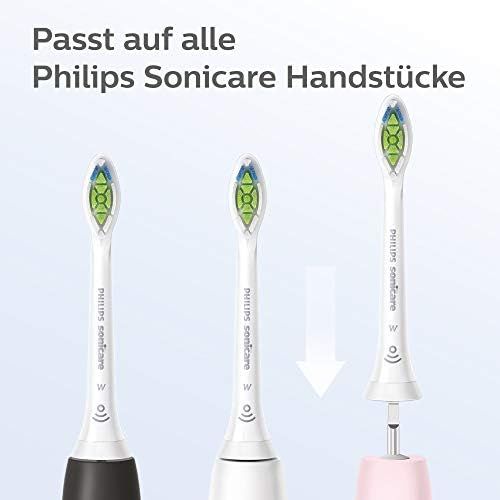 필립스 Philips Sonicare Original brush head Optimal White HX6062, 2x less discoloration for whiter teeth, 2 pieces