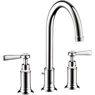 AXOR Montreux Classic Timeless Hand Polished 2-Handle 3 11-inch Tall Bathroom Sink Faucet in Chrome, 16514001