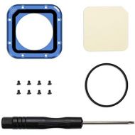 GOHIGH Lens Replacement Kits for Hero 4/5 Session, Protective Camera Glass Cover Case Repair Part Action Camera Aaccessories with Tools, Blue