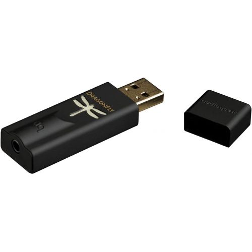  [아마존베스트]AudioQuest DragonFly Black v1.5 Plug-in USB DAC + Preamp + Headphone Amp