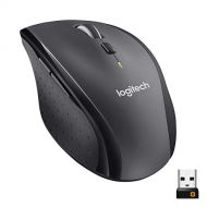 Logitech M705 Marathon Wireless Mouse  Long 3 Year Battery Life, Ergonomic Sculpted Right-Hand Shape, Hyper-Fast Scrolling and USB Unifying Receiver, for Computers and laptops, Da