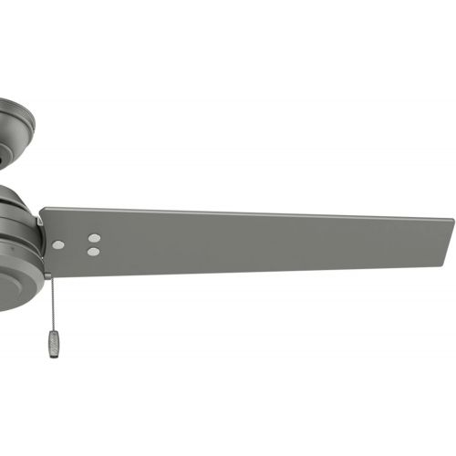  [아마존베스트]Hunter Fan Company Hunter 59262 Contemporary Modern 52``Ceiling Fan from Cassius collection in Pwt, Nckl, B/S, Slvr. finish, Matte Silver