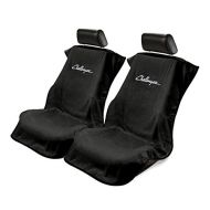 Seat Armour Universal Black Towel Front Seat Covers for Challenger -Pair