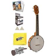 [아마존베스트]Oscar Schmidt Model OUB1 Concert Size Banjolele Banjo Uke w/Strings + More