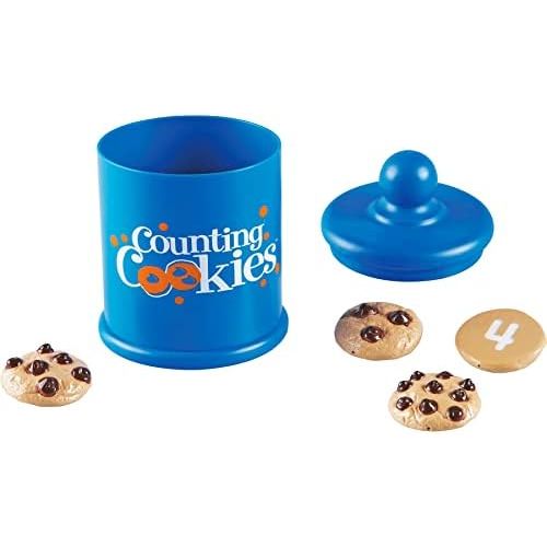  [아마존베스트]Learning Resources Smart Counting Cookies, Counting, Sorting, 13 Piece Set, Ages 2+