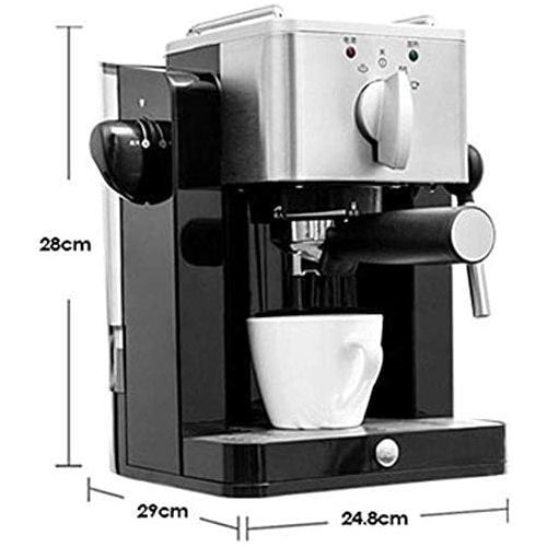  TANGIST Domestic Coffee Machine 15Bar Pump Espresso Machine Semi-Automatic Espresso Coffee Maker Home Coffe Maker Commercial Milk Frother Red