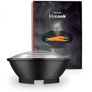 Taurus Mycook Steamer Set 2Tier Steamer, Cookbook (Capacity: 4,5L Regular), Black