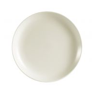 CAC China REC-6C Rolled Edge 6-1/2-Inch Stoneware Coupe Round Plate, American White, Box of 36