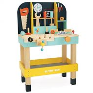 Le Toy Van Cars & Construction Collection Alex’s Work Bench Premium Wooden Toys for Kids Ages 3 Years & Up