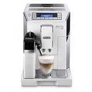Delonghi super-automatic espresso coffee machine - with an adjustable silent ceramic grinder, double boiler, milk frother for brewing espresso, cappuccino, latte & macchiato, Elett