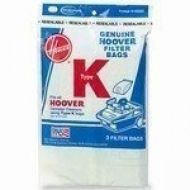 Hoover Type K Spirit Vacuum Cleaner Replacement Bags, Package of 10