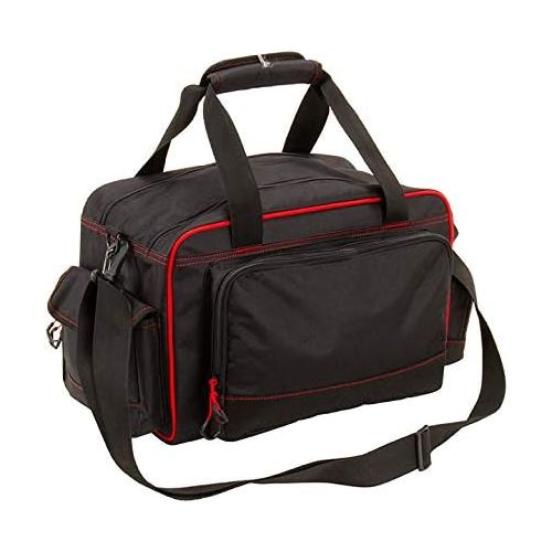  [아마존베스트]Allen Company Ruger Peoria Performance Range Bag by Allen, Black and Red, One Size (27972)