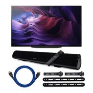Sony XBR-48A9S 48-inch 4K Smart OLED TV with Soundbar, Mount, and HDMI Cable Bundle (4 Items)