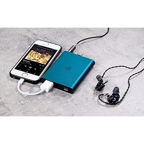  [아마존베스트]iFi Hip-dac Portable DAC Headphone Amplifier for Android, iPhone with USB Input/Outputs: 3.5mm Unbalanced / 4.4mm Balanced
