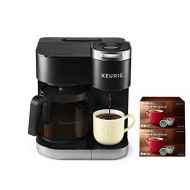 [아마존베스트]Keurig K-Duo Coffee Maker, Single Serve and 12-Cup Carafe Drip Coffee Brewer, Compatible with K-Cup Pods and Ground Coffee, Black, with 12 K-Cups