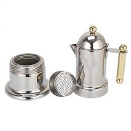 Flameer Espresso Maker Stovetop Moka Coffee Pot Stainless Steel Latte Percolator, Home Kitchen Cafe Coffee Accessories, Gift for Coffee Lover