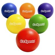 GoSports Soft Touch Foam Dodgeball Set for Kids & Adults - 6 Pack with Mesh Carry Bag, Choose 6 or 7 Size