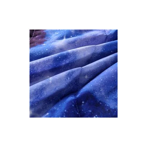 [아마존베스트]NTBED Galaxy Comforter Set Twin Size Soft Microfiber Sky Oil Printing Outer Space Bedding Sets for Teens Boys Girls Kids