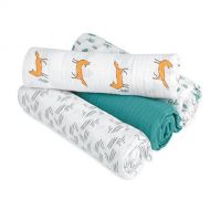 Aden by aden + anais aden by aden + anais Swaddleplus Baby Swaddle Blanket, 100% Cotton Muslin, Large 44 X 44...