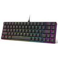 RK ROYAL KLUDGE RK68 (RK855) Wired 65% Mechanical Keyboard, RGB Backlit Ultra-Compact 60% Layout 68 Keys Gaming Keyboard, Hot Swappable Keyboard with Stand-Alone Arrow/Control Keys