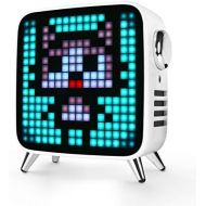 Divoom Tivoo Max - Pixel Art Bluetooth Speaker with Hi-Res 40W Audio, 8in LED Display Decor APP Control for Home, Office, Gaming Room(White)