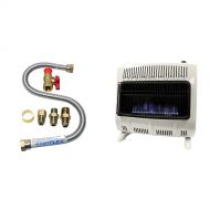 Mr. Heater, Corporation Mr. Heater, 30,000 BTU Vent Free Blue Flame Propane Heater, MHVFB30LPT & Mr. Heater One-Stop Universal Gas-Appliance Hook-Up Kit