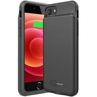 [아마존베스트]BOPPS Battery Case for iPhone SE(2020) 7/8, Ultra Slim 4200mAh Charging Case, Portable Rechargeable Charging Case for iPhone 7/8/SE 2020 Battery Case, (4.7inch)(Black)