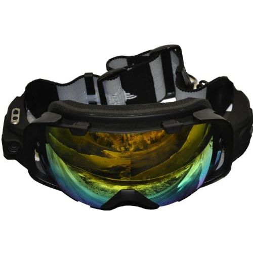  Maske sportxtreme Berg, Wearable Action Camera, Foto/Kamera Video Full HD 1080p, fuer Ski/Snowboard, 5Megapixel, 135Grad Weitwinkel, schwarz