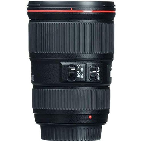 캐논 Canon EF 16-35mm f/4L is USM Lens with Professional Bundle Package Deal Kit for EOS 7D Mark II, 6D Mark II, 5D Mark IV, 5D S R, 5D S, 5D Mark III, 80D, 70D, 77D, T5, T6, T6s, T7i,