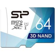 SP Silicon Power Silicon Power 64GB 3D NAND High Speed MicroSD Card with Adapter