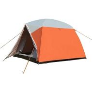 YYDS Tents for Camping Waterproof Camping Tent Fast Open Portable Tent Picnic in The Wild 5-6 Person Outdoor Tent Hiking Camping Tents (Color : Orange)
