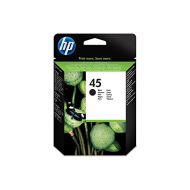Original HP 45 Black Ink Cartridge Works with select HP DeskJet, DesignJet, OfficeJet, OfficeJet Pro, PhotoSmart, Color Copier, Fax Series 51645A